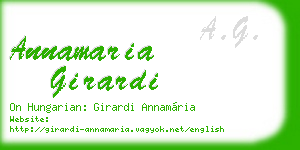 annamaria girardi business card
